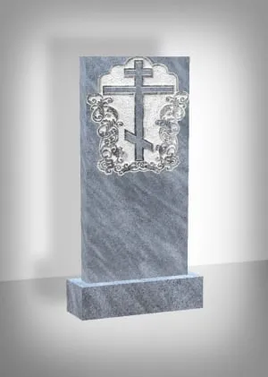 Гранитный памятник "Православный крест"