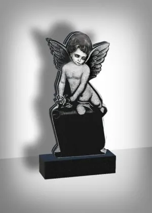 Гранитный памятник "Маленький ангелок"