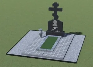 Гранитный памятник "Крест 5"