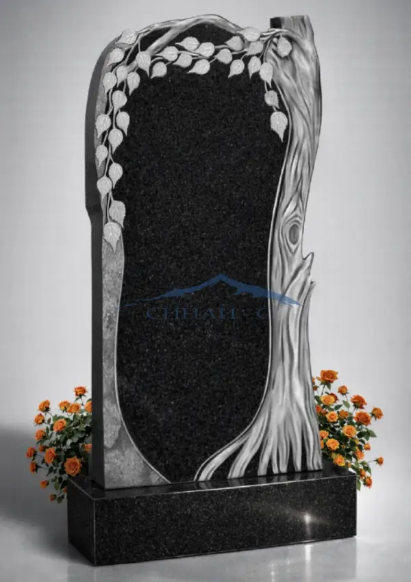 Гранитный памятник "Берёзка"