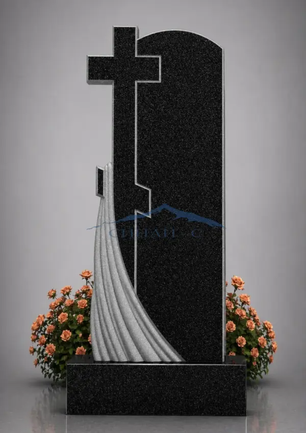 Гранитный памятник "Линия покоя"