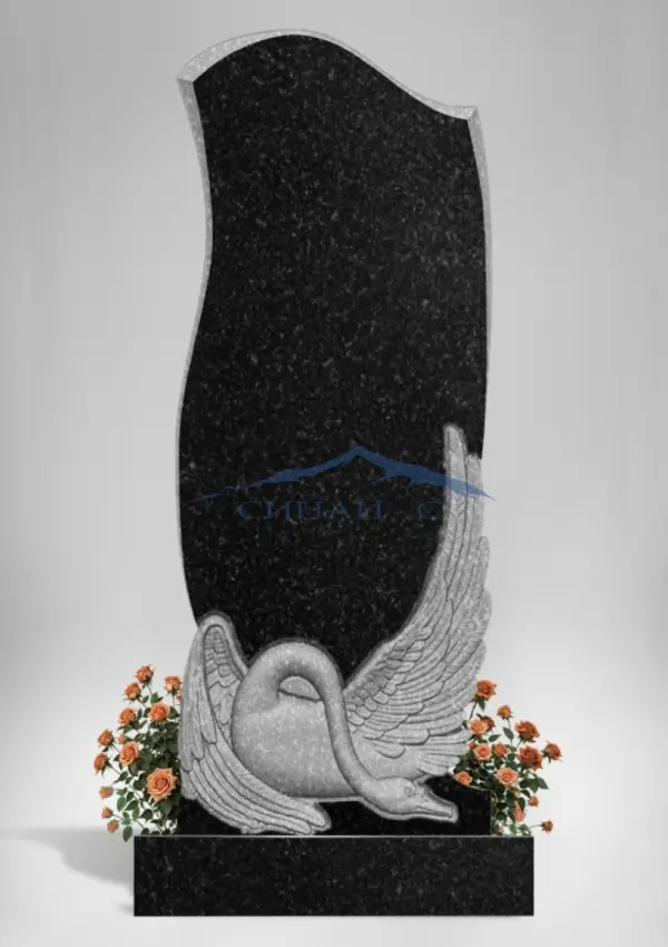 Гранитный памятник "Под крылом"