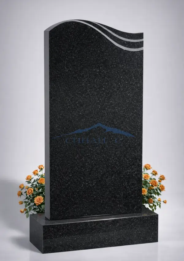 Гранитный памятник "Тройная волна"