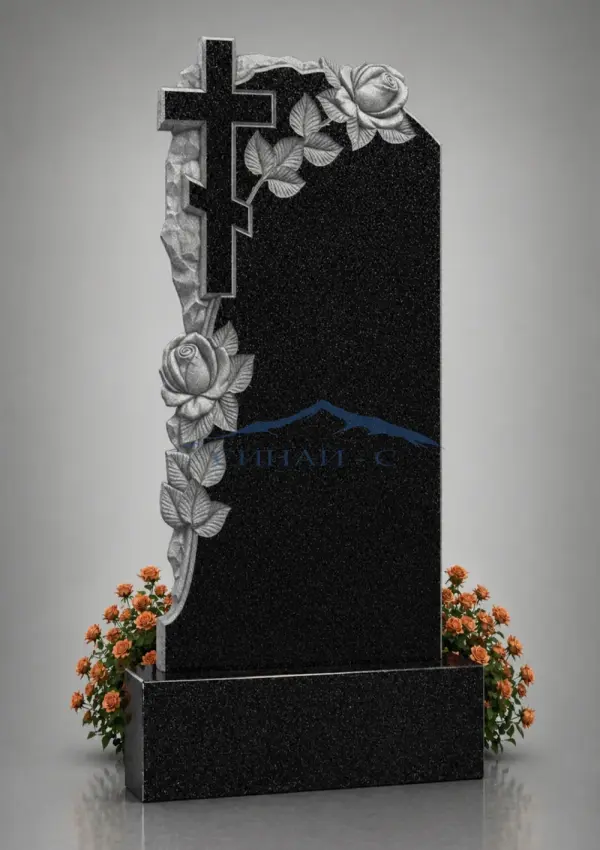 Гранитный памятник "Вера и нежность"