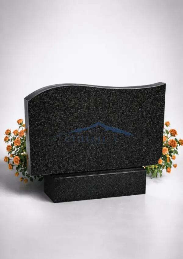 Гранитный памятник "Волна горизонтальная"