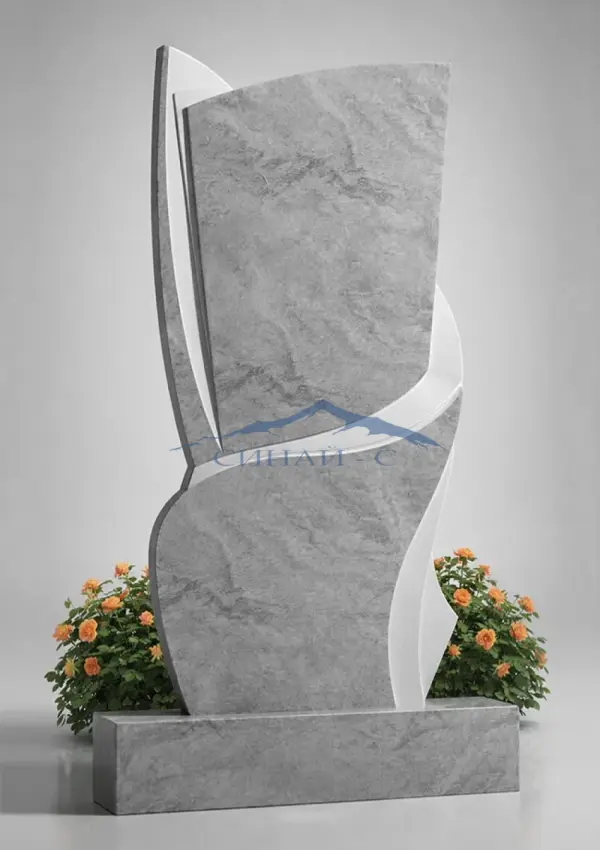 Мраморный памятник "Объятия"