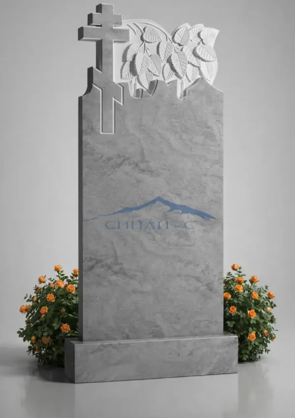 Мраморный памятник "Под тенью листвы"