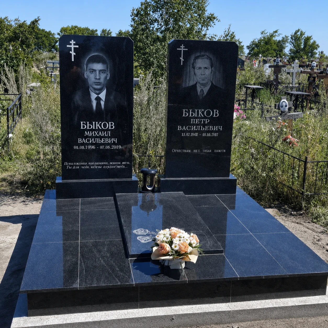 Памятник после реставрации в Саратове
